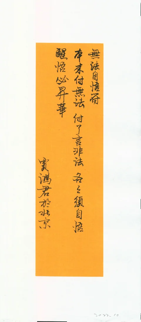 无法自悟符2022.10