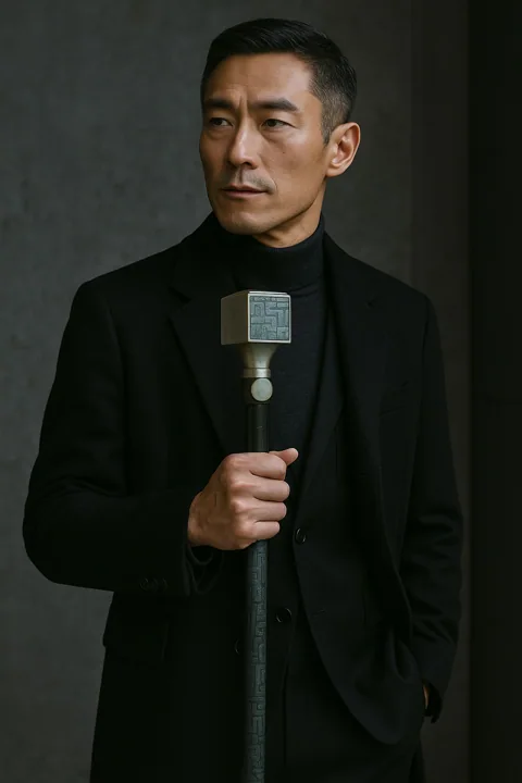 戒骄戒躁符男士手杖