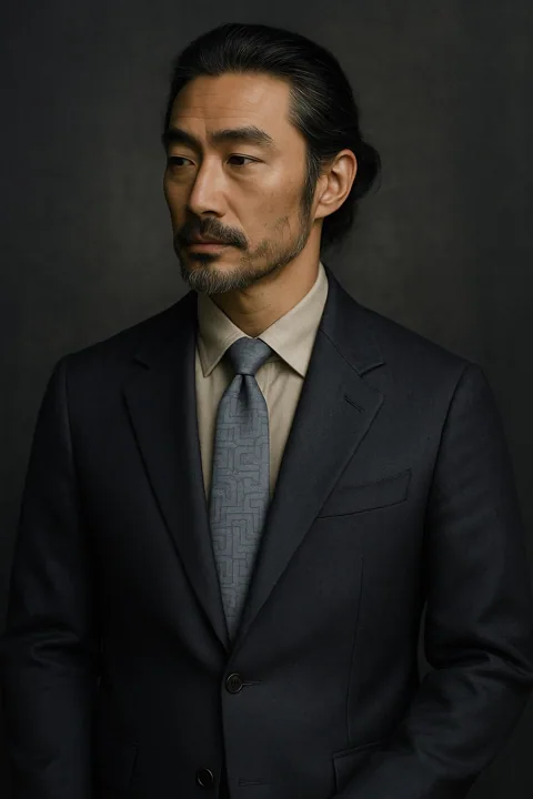 戒骄戒躁符男士领带